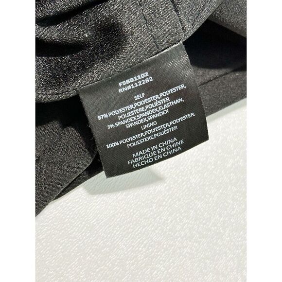 Adelyn Rae Women's Strapless Sweetheart Neckline Slim Leg Jumpsuit Black Medium - Picture 10 of 14